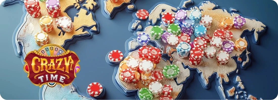 Best casinos to play Crazy Time based on country 